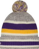 Minnesota Vikings Knit Stripe Pom Toque