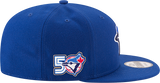 Toronto Blue Jays New Era 9Fifty 50th Anniversary Side Patch Snapback