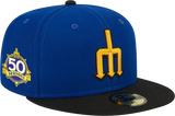 Seattle Mariners New Era 59Fifty 50th Anniversary Side Patch