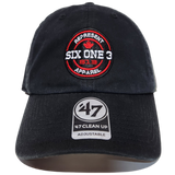 613 Hat Benchmark '47 Clean Up Black