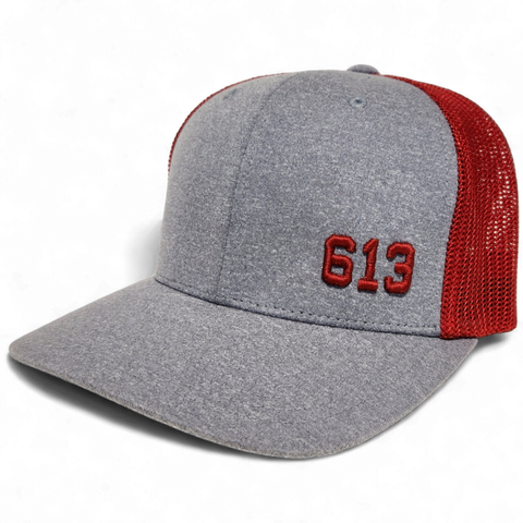 613 FLS Mesh FLEXFIT® Heather Red