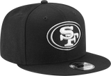 San Francisco 49ers New Era 9FIFTY Snapback Black And White