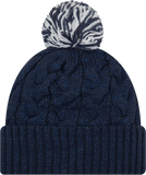 New England Patriots Cozy Cable Knit Pom Toque
