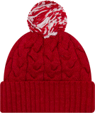 San Francisco 49ers Cozy Cable Knit Pom Toque