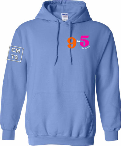 CMTS 9 To 5 Hoodie Carolina Blue