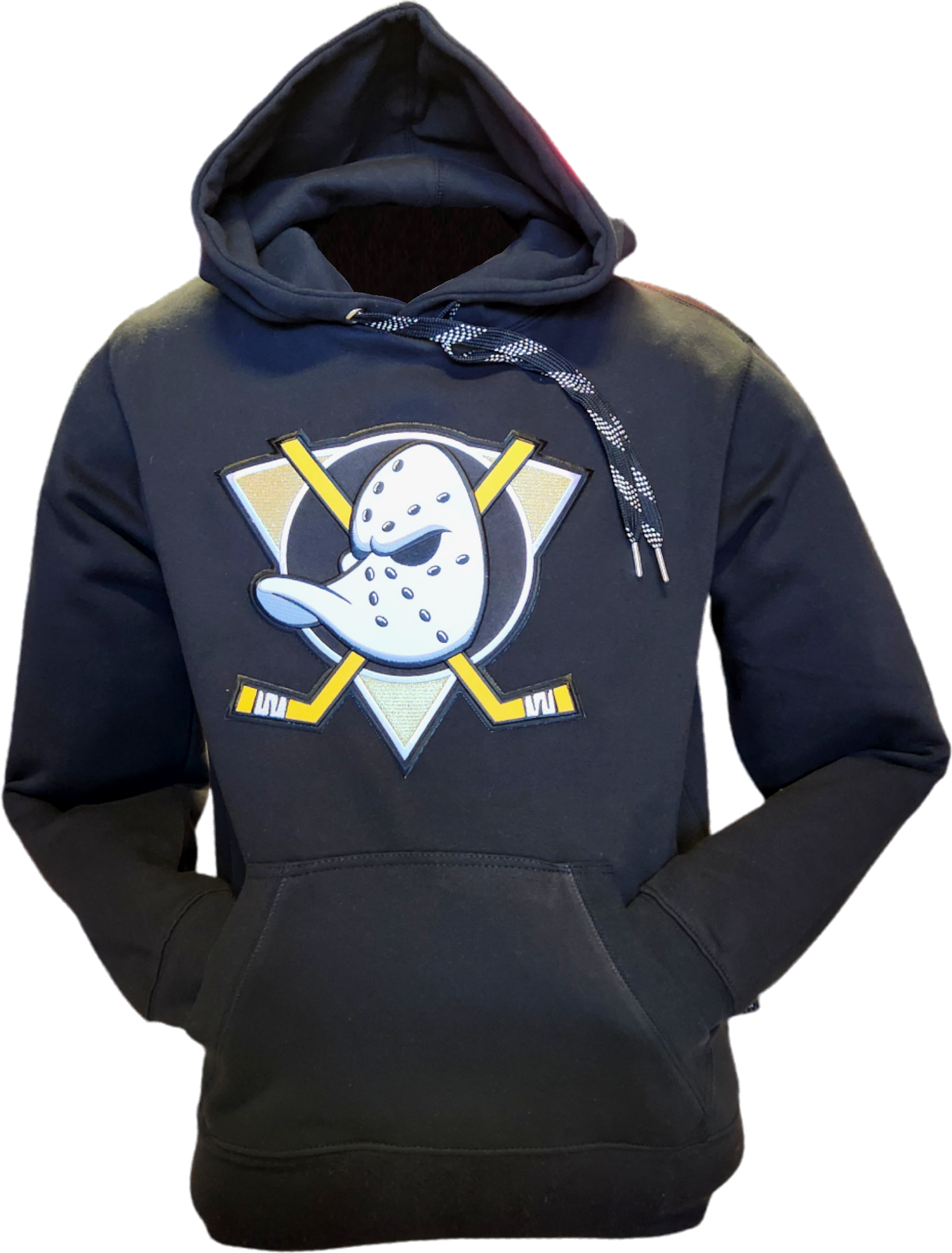 Sweat à Capuche Anaheim Ducks NHL – Homme Taille M – Noir Neuf Avec étiquette