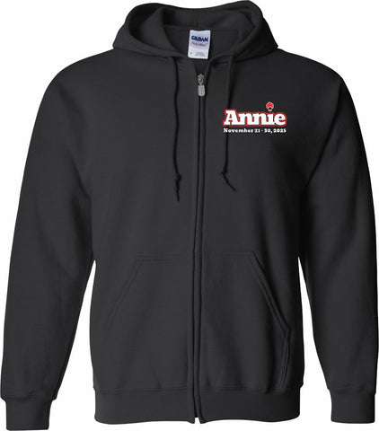 Annie Full Zip Hoodie Black
