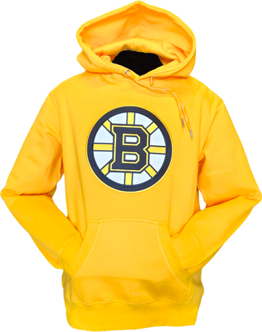 Boston Bruins Embroidered Crest Hoodie Gold