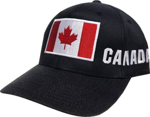 Canada Big Flag Cap Black