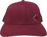Canada Leaf Trucker Cranberry