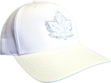 Canada Cap Mighty Maple Classics Trucker White With Grey Accent