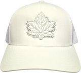 Canada Cap Mighty Maple Classics Trucker White With Grey Accent