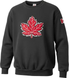 Canada Crew Neck Mighty Maple Black Made In Canada