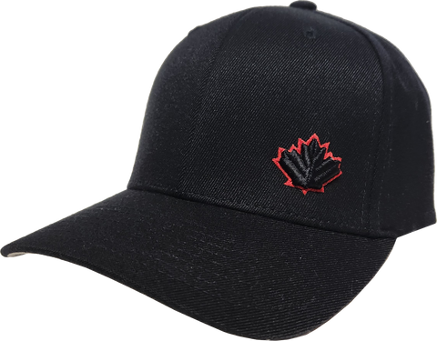 Canada Leaf Cap Black Red