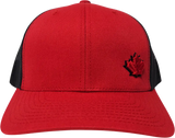 Canada Leaf Trucker Red Black