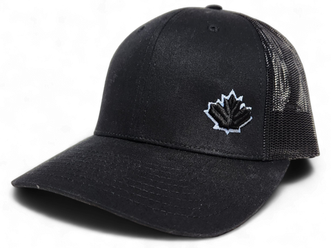 Canada Trucker Cap Black Powder Blue