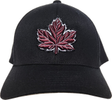 Canada Mighty Maple Cap Black and Maroon