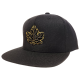 Canada Mighty Maple Snapback Black Metallic Gold