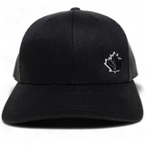 Canada Trucker Cap Black White