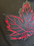 Canada Hoodie Mighty Maple Black Red Made In Canada