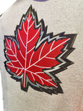 Canada Hoodie Mighty Maple Grey Red Made In Canada