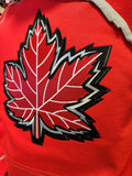 Canada Hoodie Mighty Maple Heavy Weight  Red Contrast Stitch