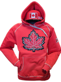 Canada Hoodie Mighty Maple Heavy Weight  Red Contrast Stitch