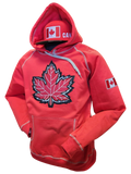 Canada Hoodie Mighty Maple Heavy Weight  Red Contrast Stitch