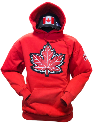 Canada Hoodie Mighty Maple Red Made In Canada