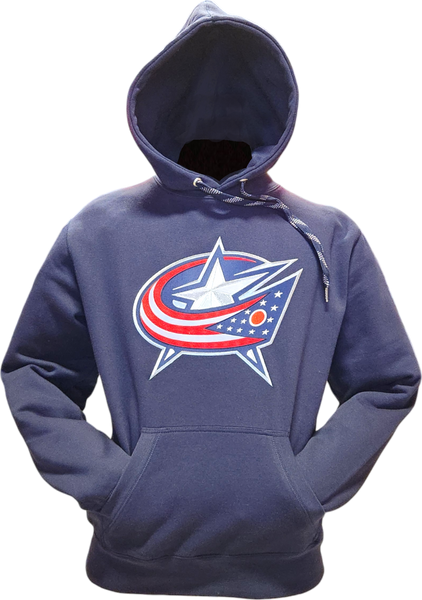 Blue jackets hoodie clearance