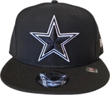 Dallas Cowboys New Era 9Fifty Snapback Black And White