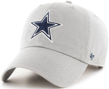 Dallas Cowboys '47 Clean Up Cap Silver