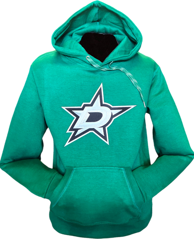 Dallas Stars Embroidered Crest Hoodie Green