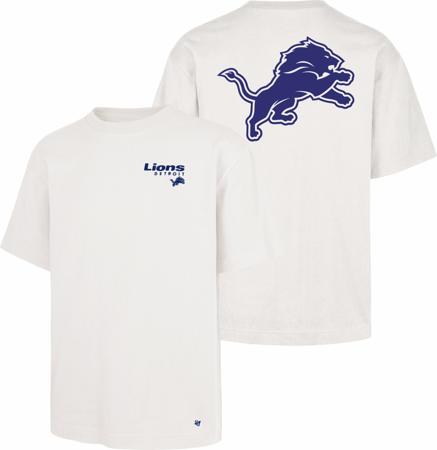 T-shirt Manches Longues Detroit Lions NFL - '47 Brand - Gris Taille L - Neuf