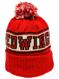 Detroit Red Wings Retro Knit Fleece Lined Pom Toque