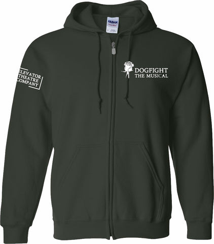 Dogfight The Musical Zip Hood Forest Green