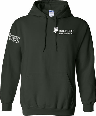 Dogfight The Musical Pullover Hood Forest Green