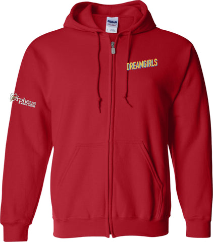 Dreamgirls Full Zip Hoodie Red