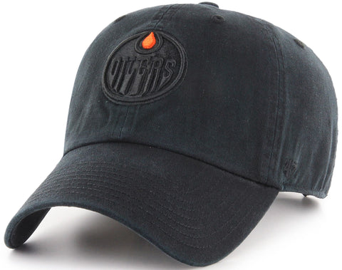 Edmonton Oilers Clean Up Cap Black