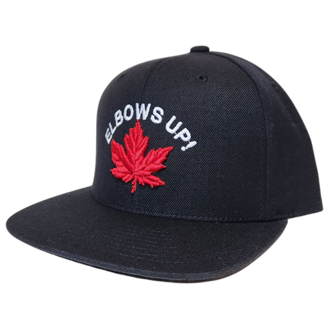 Elbows Up! Canada Snapback Black