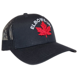 Elbows Up! Canada Trucker Black Alt