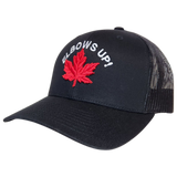 Elbows Up! Canada Trucker Black Alt