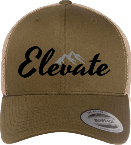 Elevate Trucker Moss Khaki