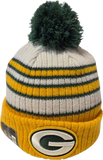 Green Bay Packers Traditional Stripe Pom Toque