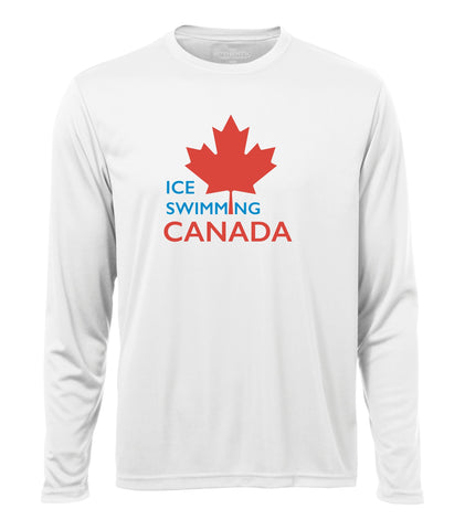 IISA Long Sleeve Performance Tee White
