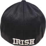 Irish Cap Black and White Small Clover