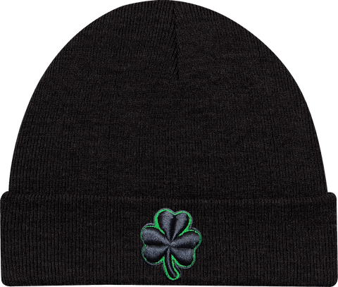 Irish Cuffed Beanie Black