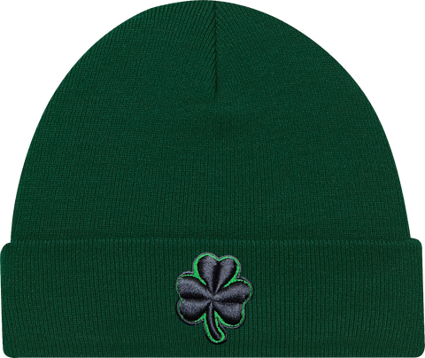 Irish Cuffed Beanie Dark Green