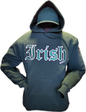 Irish Hoodie Gothic Green