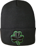 Irish Cuffed Beanie Black